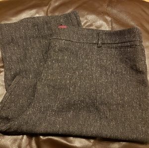 212 Collection Black Tweed Dress Pant 22W